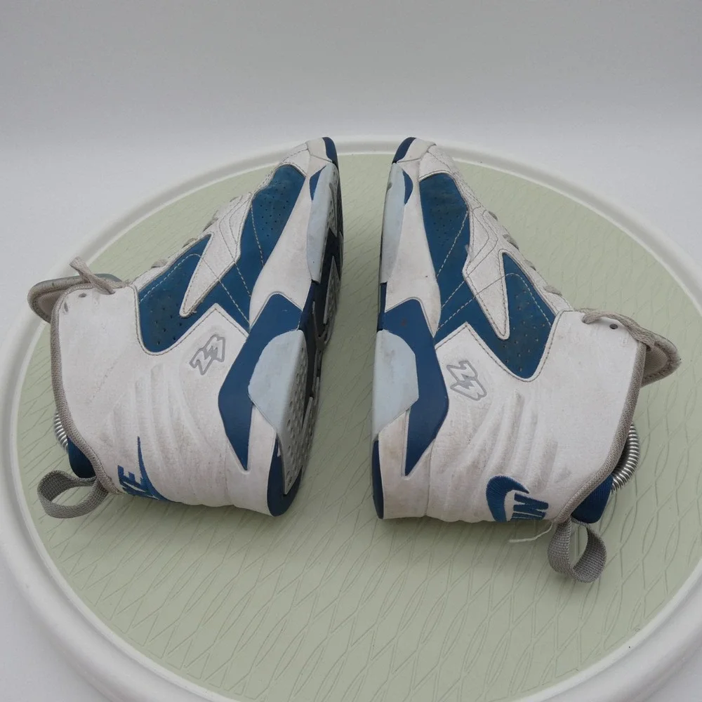 Jordan Jumpman MVP DZ5578-101 Kids US 3 Basketball Shoes White Blue Sneakers